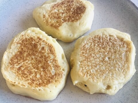 ふわふわパンケーキマフィン★夫が作る朝ごはん